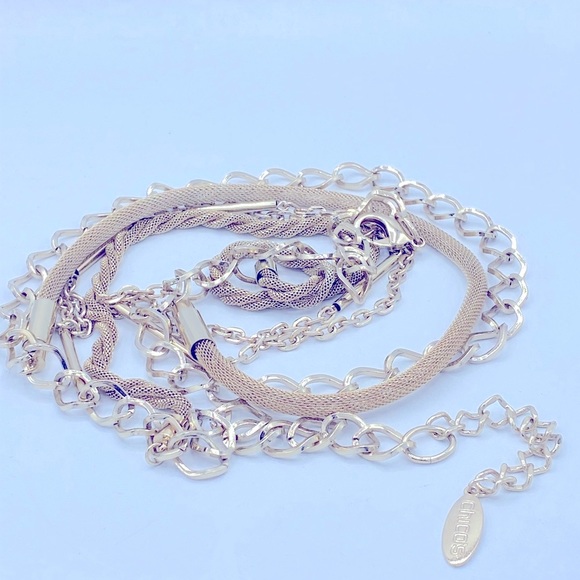 Chicos Multi Chain Layered Long Necklace Good Condition 32”  with a 4” extender - Picture 6 of 8